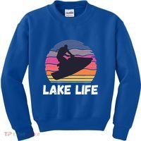 Funny Jetski Cool Gift Jetskiing Jet Ski Accessory Gift Kids Sweatshirt thumb 0