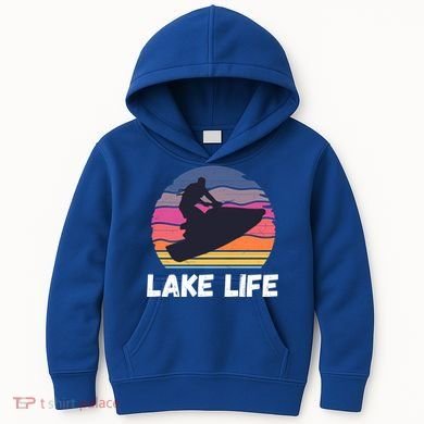 Funny Jetski Cool Gift Jetskiing Jet Ski Accessory Gift Kids Hoodie
