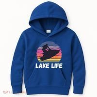 Funny Jetski Cool Gift Jetskiing Jet Ski Accessory Gift Kids Hoodie thumb 0