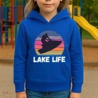Funny Jetski Cool Gift Jetskiing Jet Ski Accessory Gift Kids Hoodie thumb 3