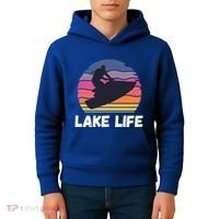 Funny Jetski Cool Gift Jetskiing Jet Ski Accessory Gift Kids Hoodie thumb 4