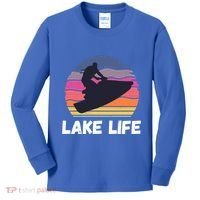 Funny Jetski Cool Gift Jetskiing Jet Ski Accessory Gift Kids Long Sleeve Shirt thumb 0