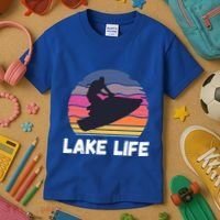 Funny Jetski Cool Gift Jetskiing Jet Ski Accessory Gift Kids T-Shirt thumb 3