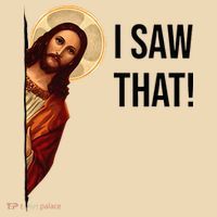 Funny Jesus Christ I Saw That Meme Religious Cool Retro God Tote Bag thumb 4