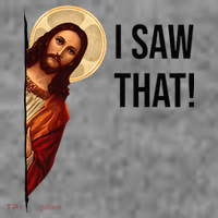 Funny Jesus Christ I Saw That Meme Religious Cool Retro God Toddler Hoodie thumb 2