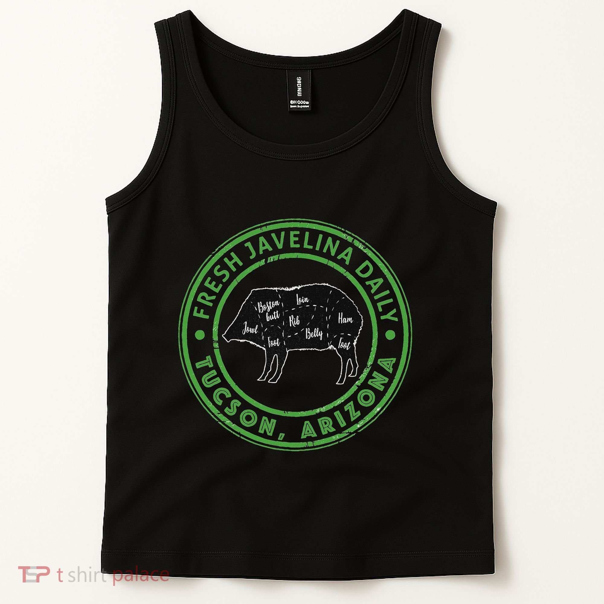 Fresh Javelina Daily Tucson Arizona Souvenir Tank Top
