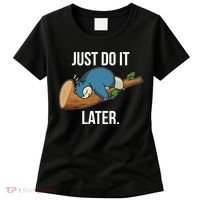 Funny Just Do It Later Women's T-Shirt thumb 0