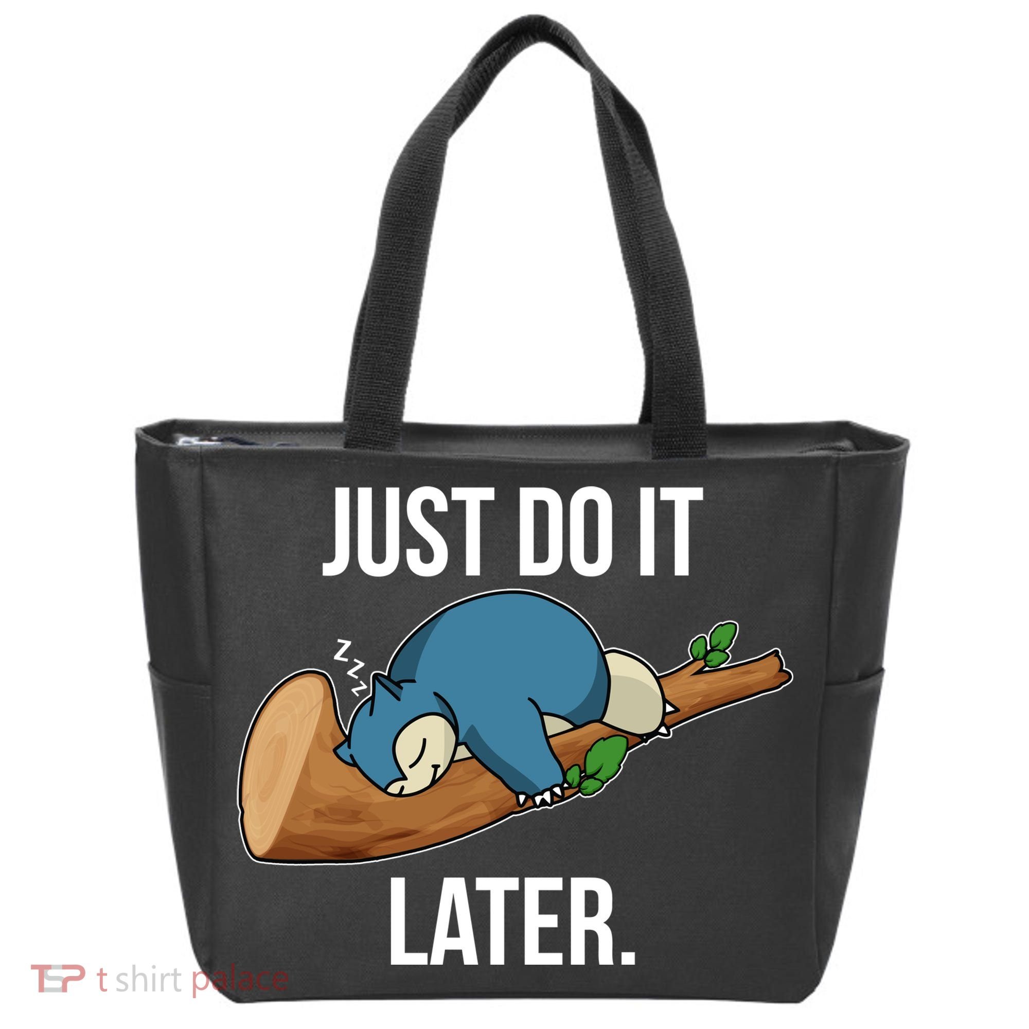 Funny Just Do It Later Tote Bag