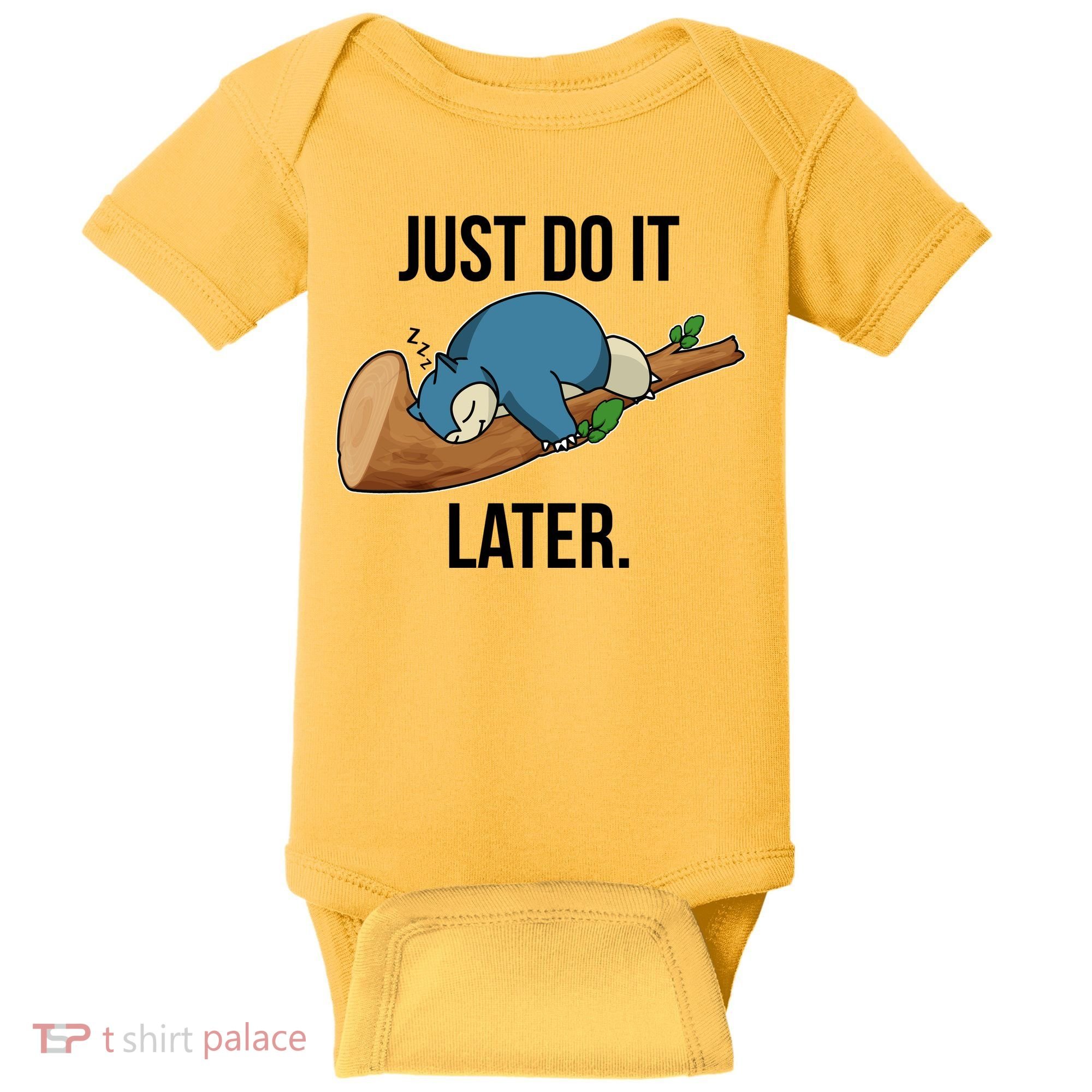 Funny Just Do It Later Baby Bodysuit