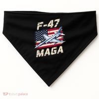 F47 Jet Fighter USA Superpower Dominance Aviation Lover USA-Made Doggie Bandana thumb 0