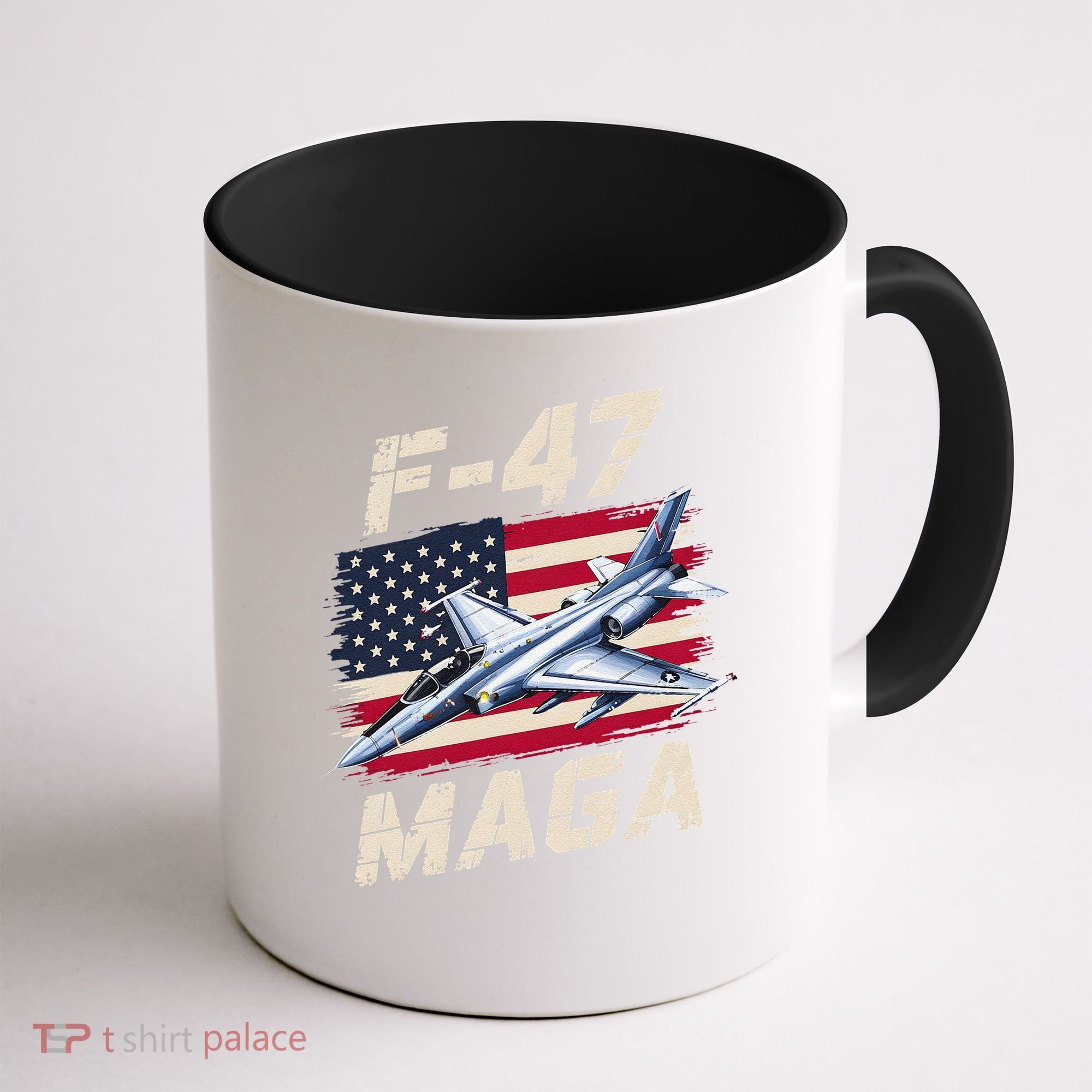 F47 Jet Fighter USA Superpower Dominance Aviation Lover Coffee Mug
