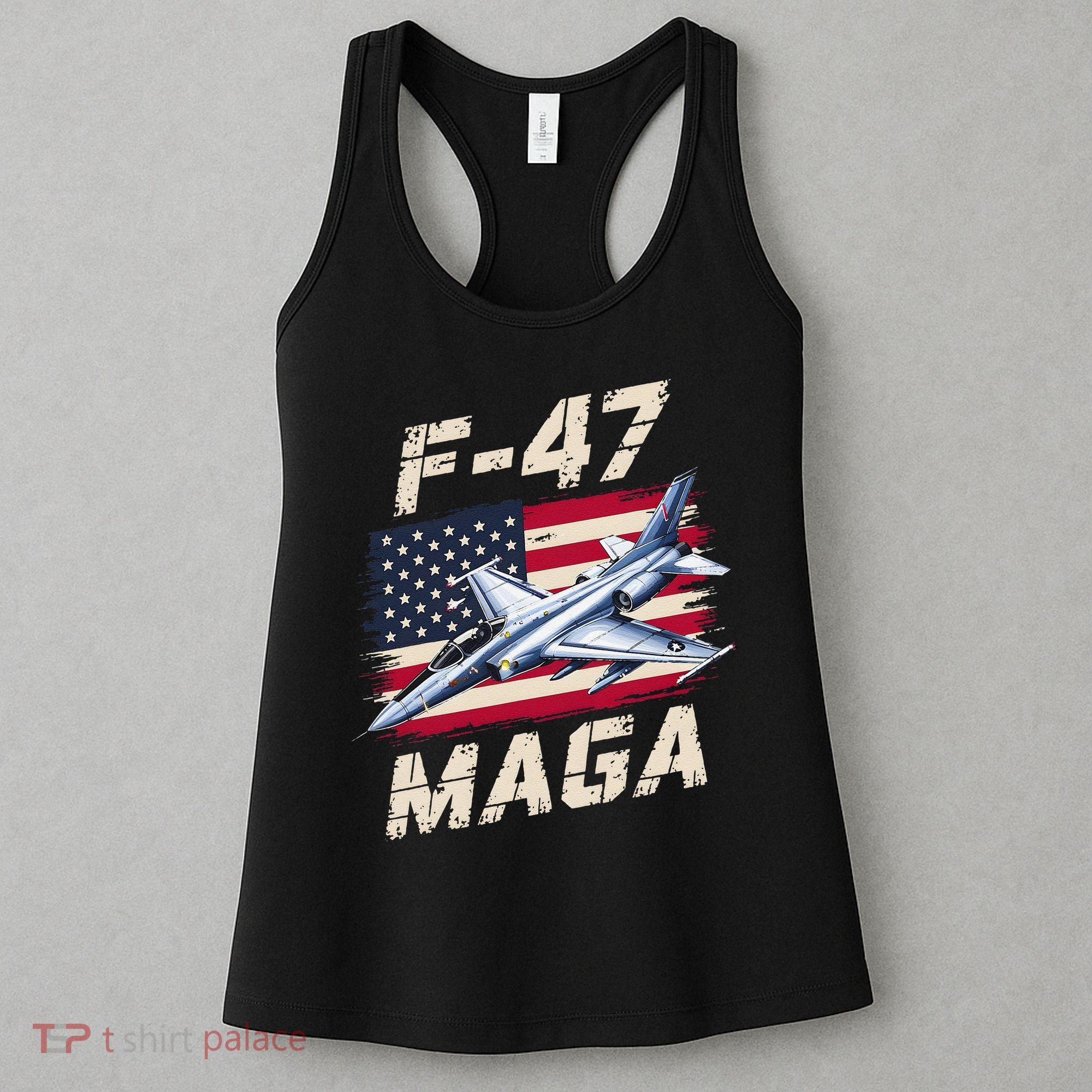 F47 Jet Fighter USA Superpower Dominance Aviation Lover Women's Tank Top