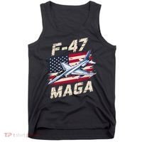 F47 Jet Fighter USA Superpower Dominance Aviation Lover Tank Top thumb 0