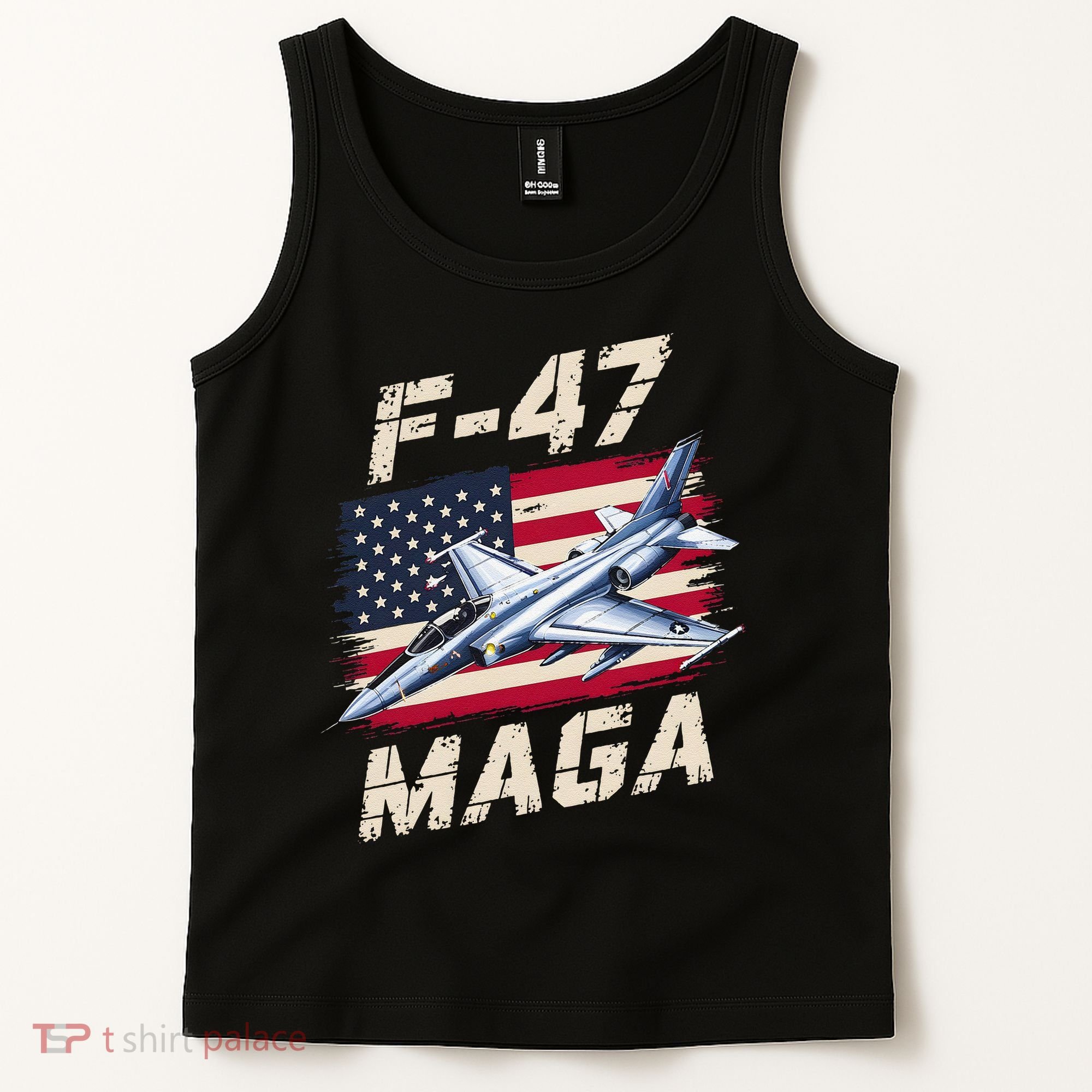 F47 Jet Fighter USA Superpower Dominance Aviation Lover Tank Top