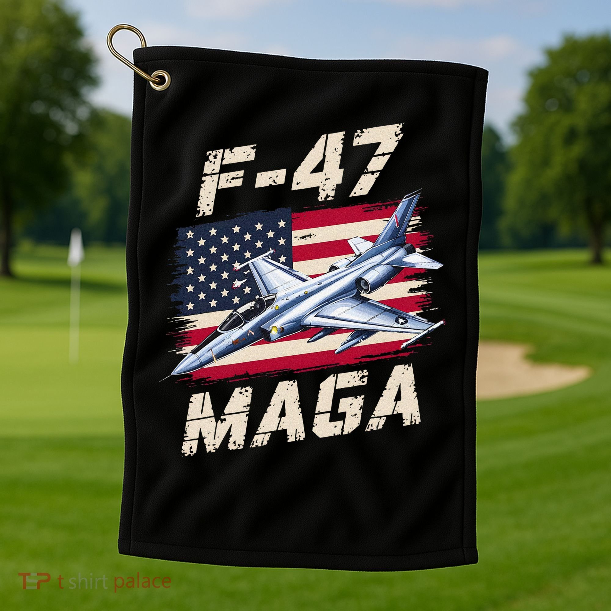 F47 Jet Fighter USA Superpower Dominance Aviation Lover Golf Towel