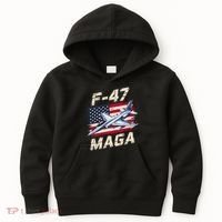 F47 Jet Fighter USA Superpower Dominance Aviation Lover Kids Hoodie thumb 0