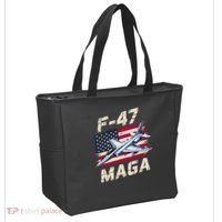 F47 Jet Fighter USA Superpower Dominance Aviation Lover Tote Bag thumb 2