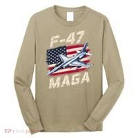 F47 Jet Fighter USA Superpower Dominance Aviation Lover Long Sleeve Shirt thumb 0