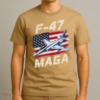 F47 Jet Fighter USA Superpower Dominance Aviation Lover T-Shirt thumb 3
