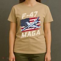 F47 Jet Fighter USA Superpower Dominance Aviation Lover T-Shirt thumb 4