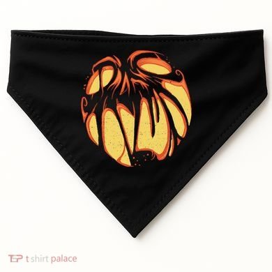 Fierce JackOLantern USA-Made Doggie Bandana