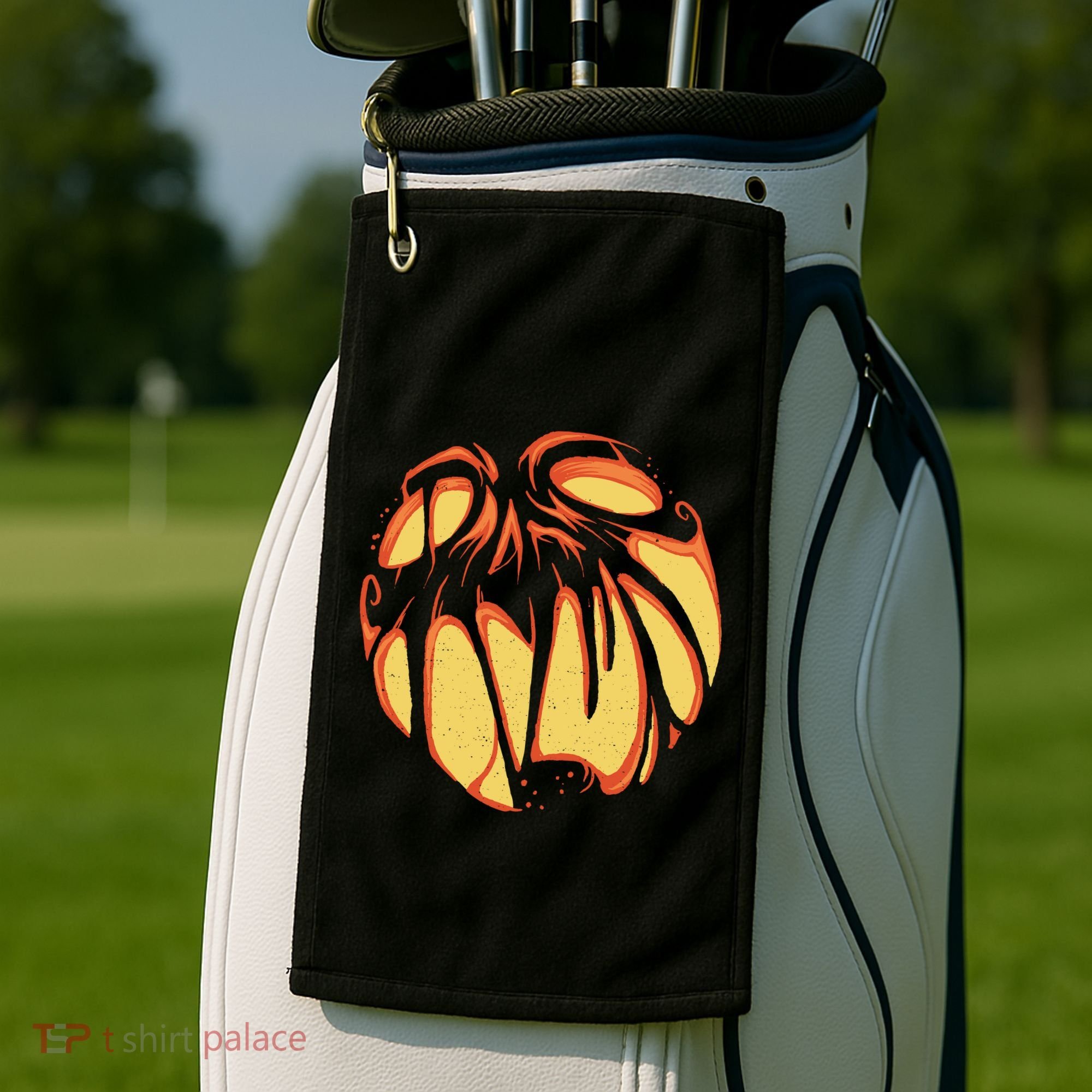 Fierce JackOLantern Golf Towel
