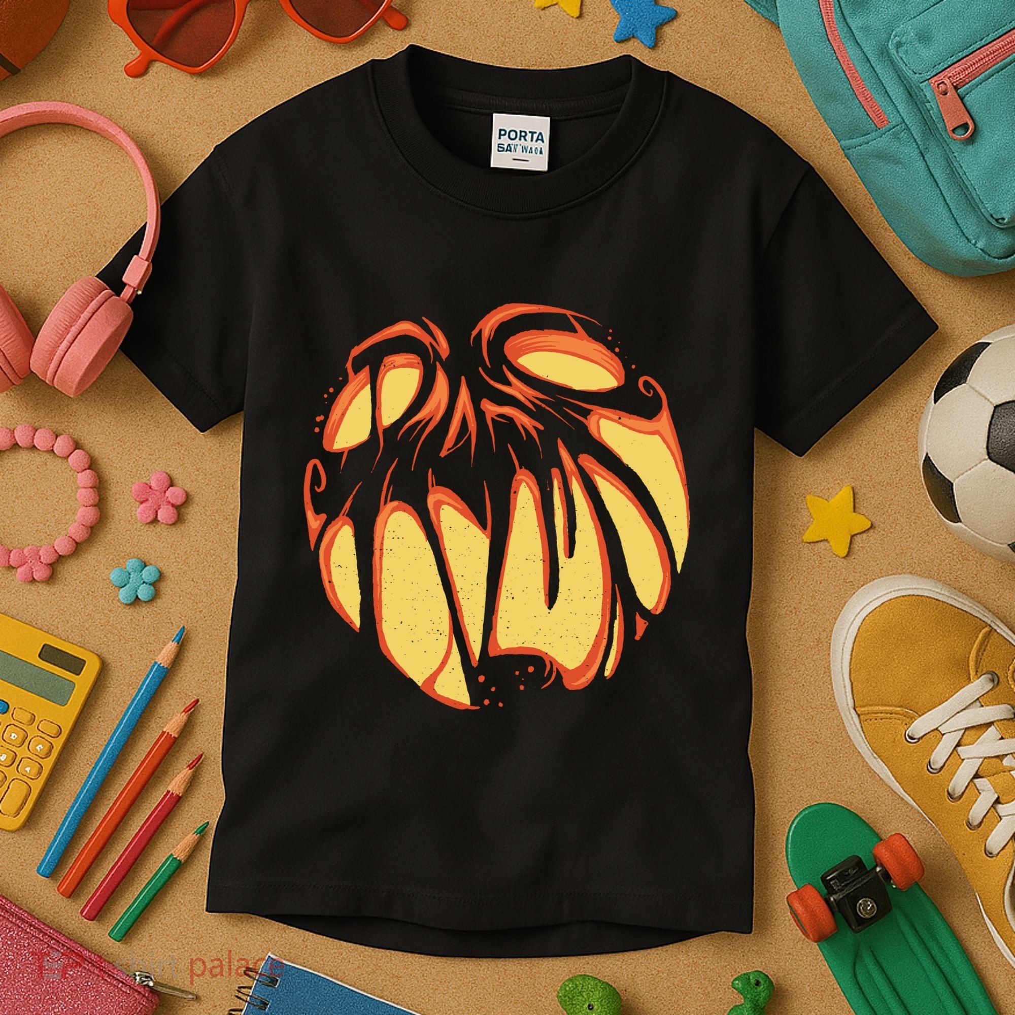 Fierce JackOLantern Kids T-Shirt