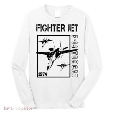 Fighter Jet F14 Tomcat Long Sleeve Shirt