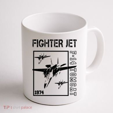 Fighter Jet F14 Tomcat Coffee Mug back
