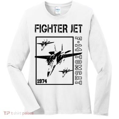 Fighter Jet F14 Tomcat Women's Long Sleeve Shirt
