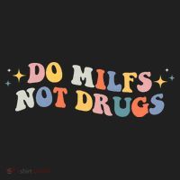 Funny Joke Groovy Style Do Milfs Not Drugs Hat thumb 2