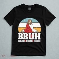 Funny Jesus Gifts Christian Bruh Read Your Bible T-Shirt thumb 5