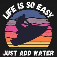 Funny Jetski Gift Jetskiing Jet Ski Accessory Cute Gift Doggie Tank thumb 4