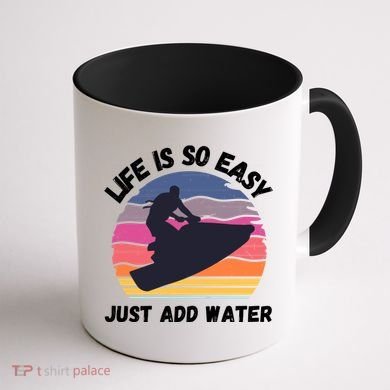 Funny Jetski Gift Jetskiing Jet Ski Accessory Cute Gift Coffee Mug back