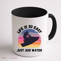 Funny Jetski Gift Jetskiing Jet Ski Accessory Cute Gift Coffee Mug thumb 1