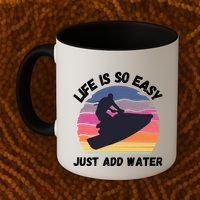 Funny Jetski Gift Jetskiing Jet Ski Accessory Cute Gift Coffee Mug thumb 2