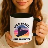 Funny Jetski Gift Jetskiing Jet Ski Accessory Cute Gift Coffee Mug thumb 3