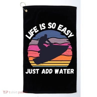 Funny Jetski Gift Jetskiing Jet Ski Accessory Cute Gift Golf Towel