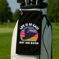 Funny Jetski Gift Jetskiing Jet Ski Accessory Cute Gift Golf Towel thumb 2
