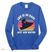Funny Jetski Gift Jetskiing Jet Ski Accessory Cute Gift Long Sleeve Shirt thumb 0