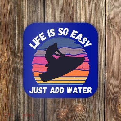 Funny Jetski Gift Jetskiing Jet Ski Accessory Cute Gift Coaster