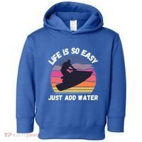 Funny Jetski Gift Jetskiing Jet Ski Accessory Cute Gift Toddler Hoodie thumb 0