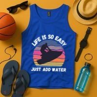 Funny Jetski Gift Jetskiing Jet Ski Accessory Cute Gift Tank Top thumb 4