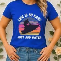 Funny Jetski Gift Jetskiing Jet Ski Accessory Cute Gift Women's T-Shirt thumb 2