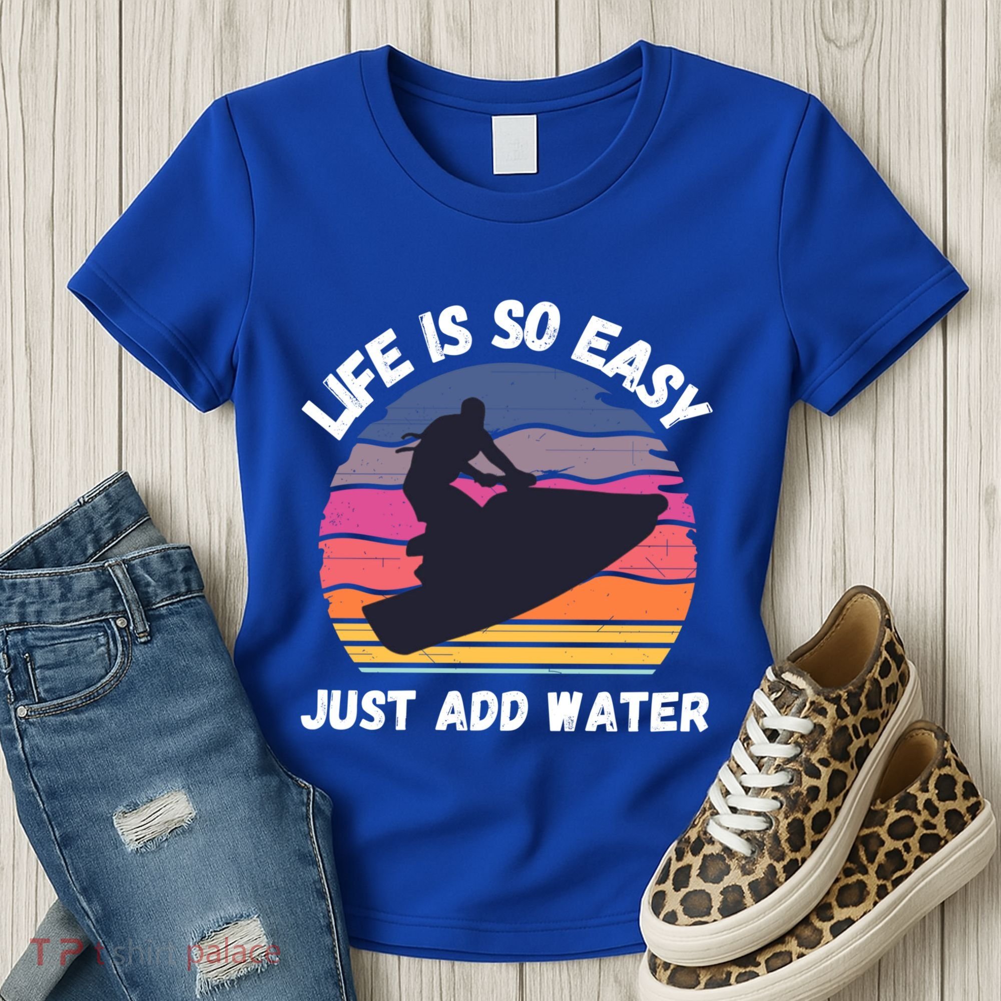 Funny Jetski Gift Jetskiing Jet Ski Accessory Cute Gift Women's T-Shirt