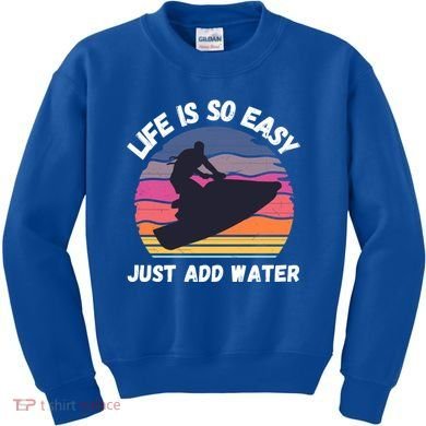 Funny Jetski Gift Jetskiing Jet Ski Accessory Cute Gift Kids Sweatshirt
