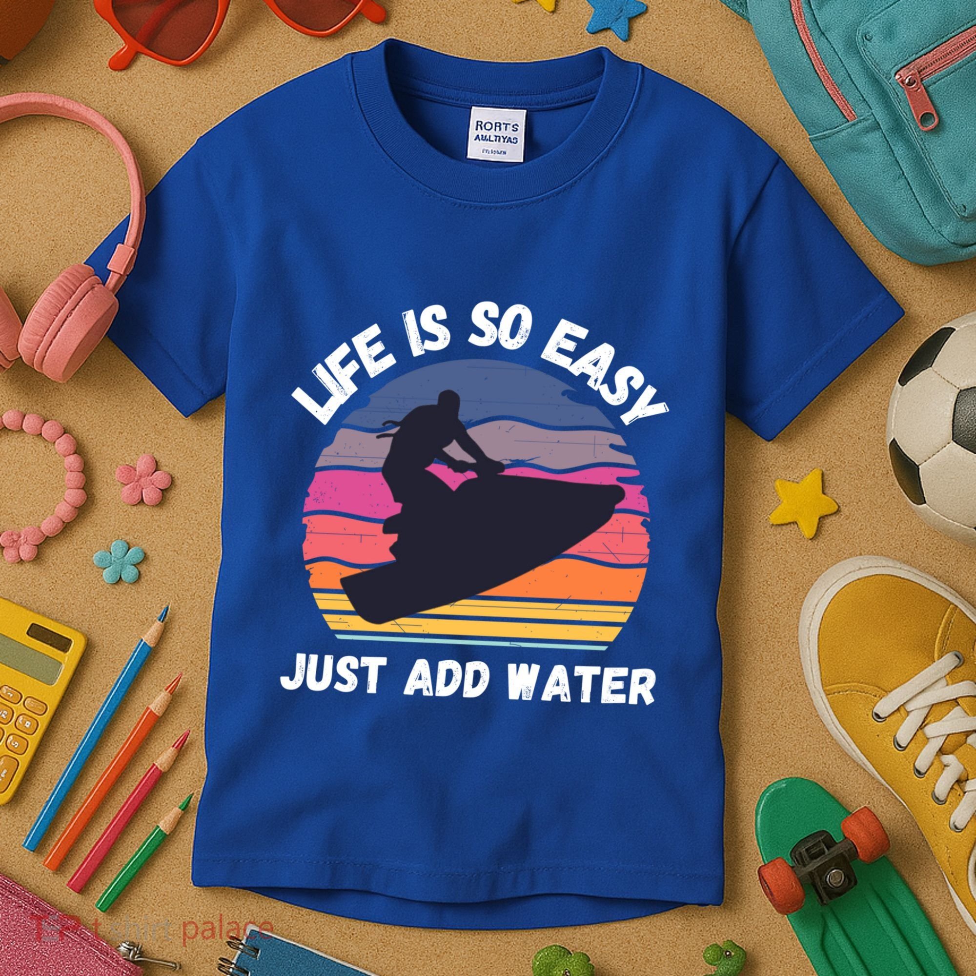 Funny Jetski Gift Jetskiing Jet Ski Accessory Cute Gift Kids T-Shirt