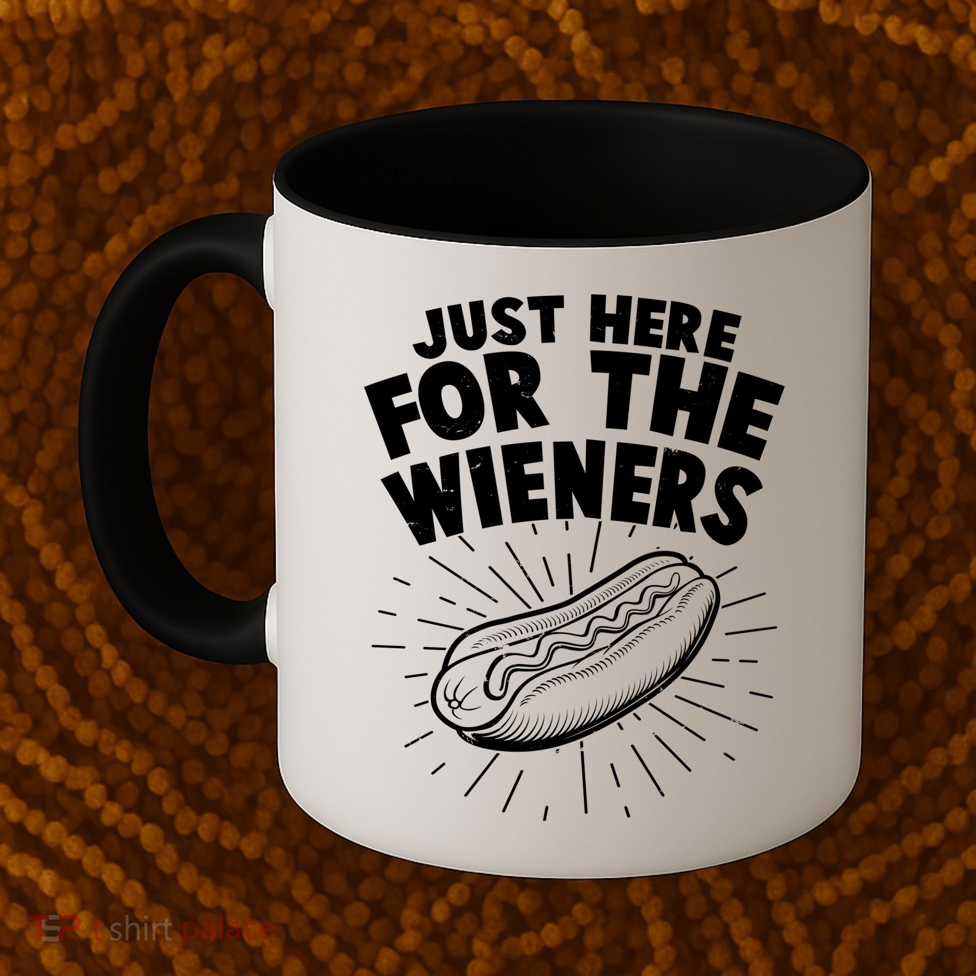Funny Just Here For The Wieners Hotdog Lover Bbq Coffee Mug