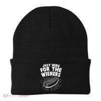 Funny Just Here For The Wieners Hotdog Lover Bbq Beanie thumb 0