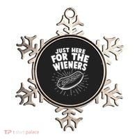 Funny Just Here For The Wieners Hotdog Lover Bbq Ornament thumb 0